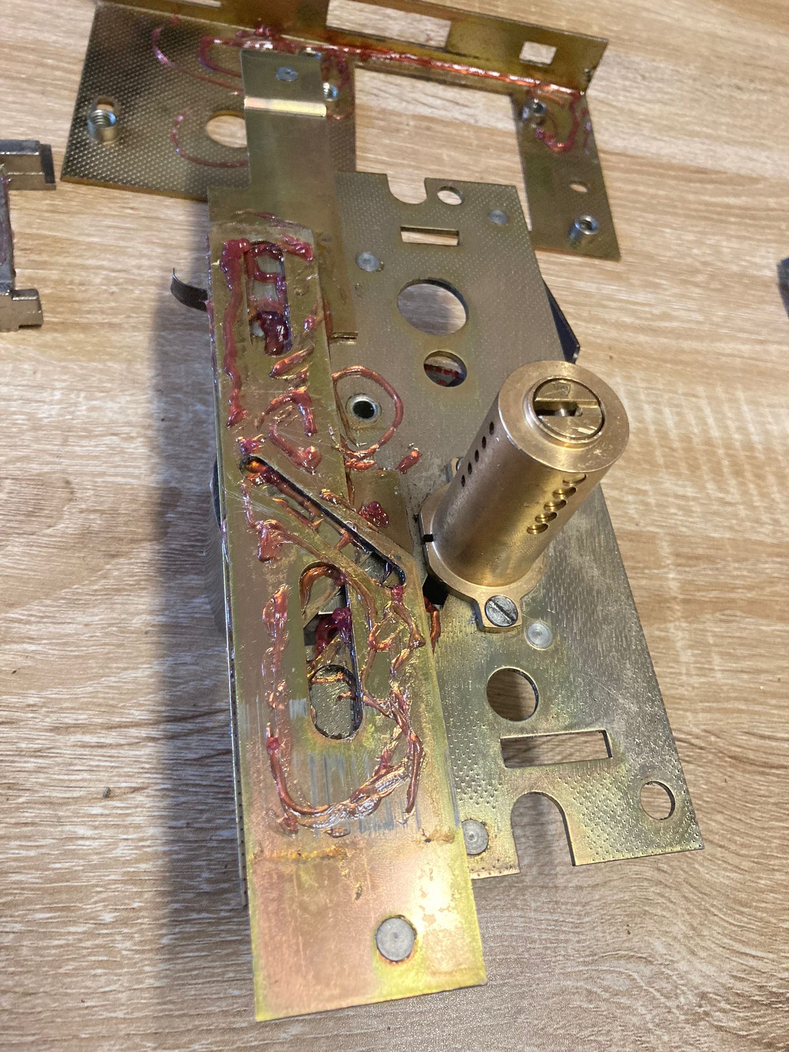 Entretien d'une serrure